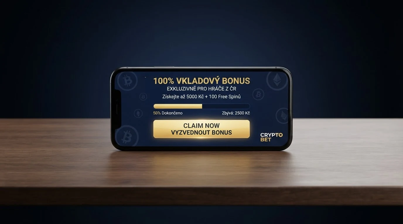 Tabulka porovnávající uvítací bonusy, wagering a počet free spinů u vybraných krypto kasin